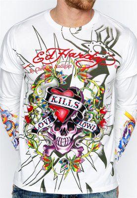 Ed Hardy shirts men-539